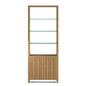BDI Linea 5802 Expandable Modern Bookcase (Natural Walnut)