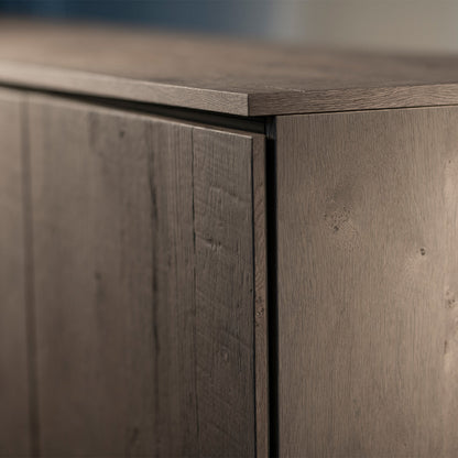 Salamander Chameleon Collection Lancaster 323 RM Twin Pro Audio Rack (Rough-Sawn Barnboard Oak)